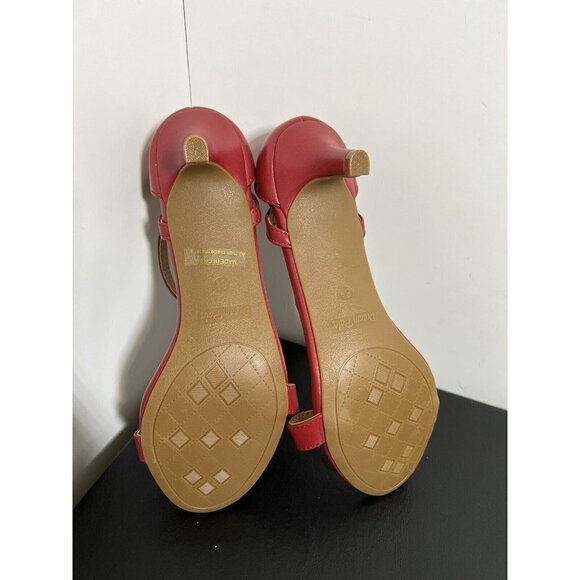 DREAM PAIRS Women's Low Stilettos Heel Sandals Ankle Strap Size 8.5 - Picture 9 of 11